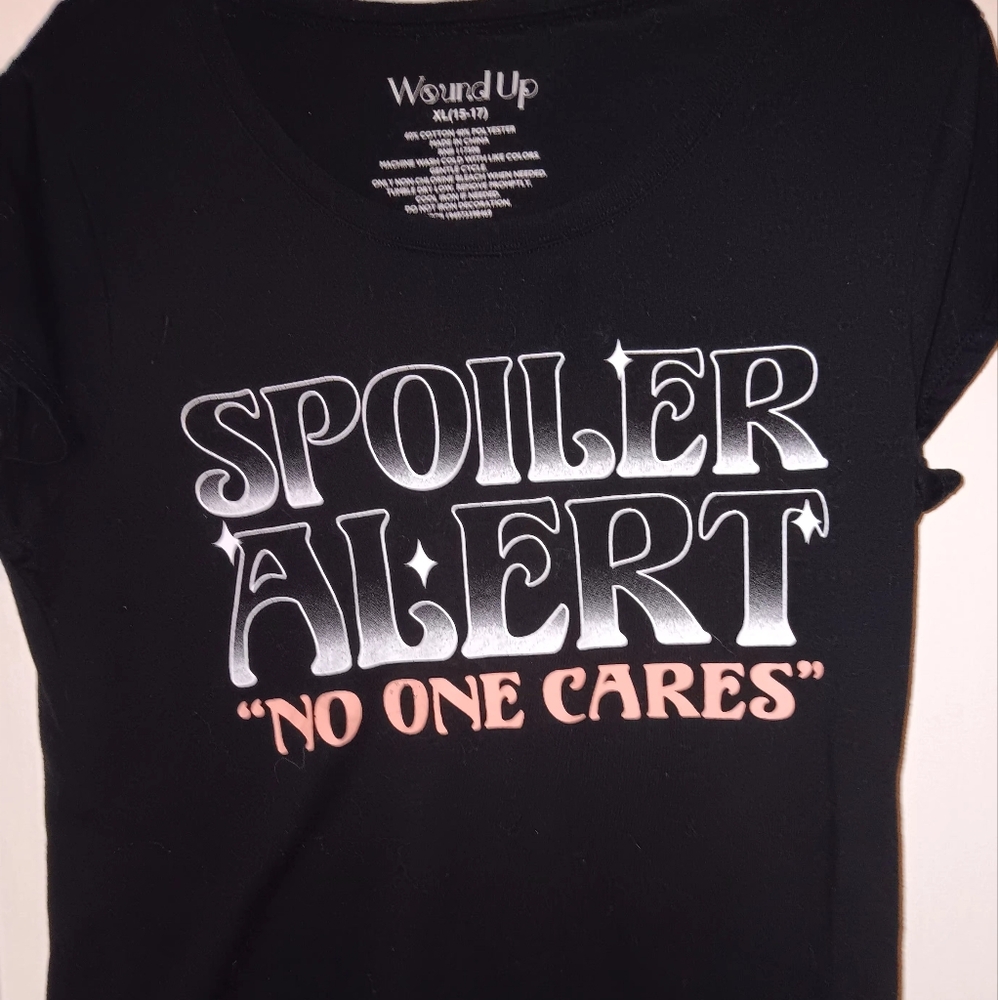 Wound Up Black Graphic Tee
